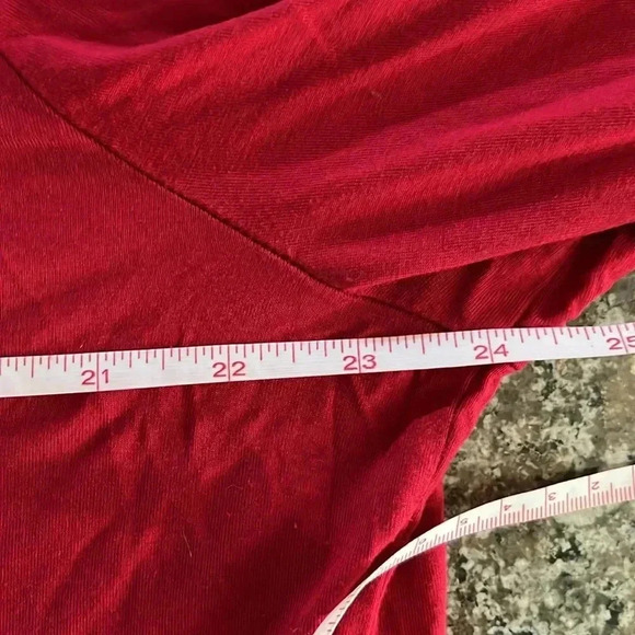 EUC Soma Pajama Set Buffalo Plaid w Solid Red Long Sleeve Top Soft Cozy Size XXL - Picture 4 of 9